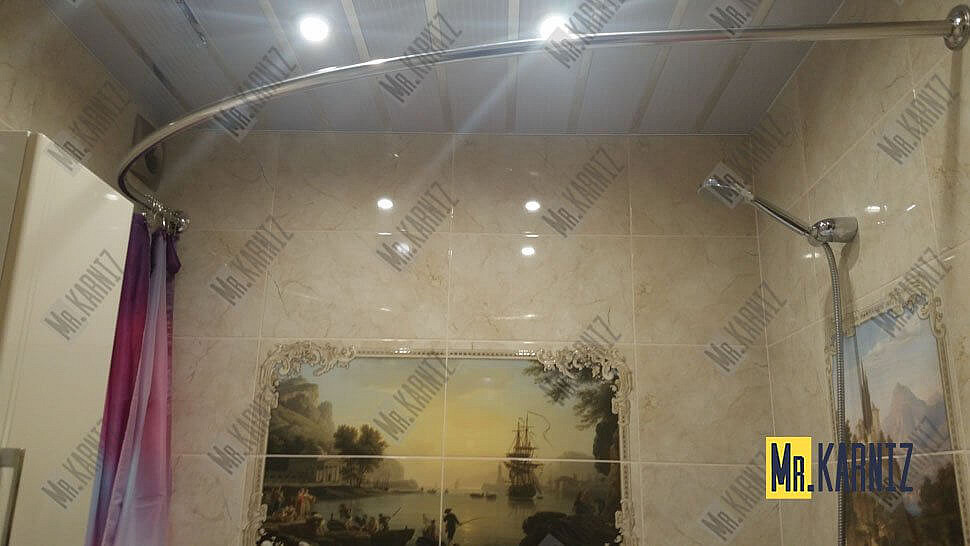 Карниз для ванны 1 MarKa Lil 140х90 Усиленный 20 мм MrKARNIZ фото 9
