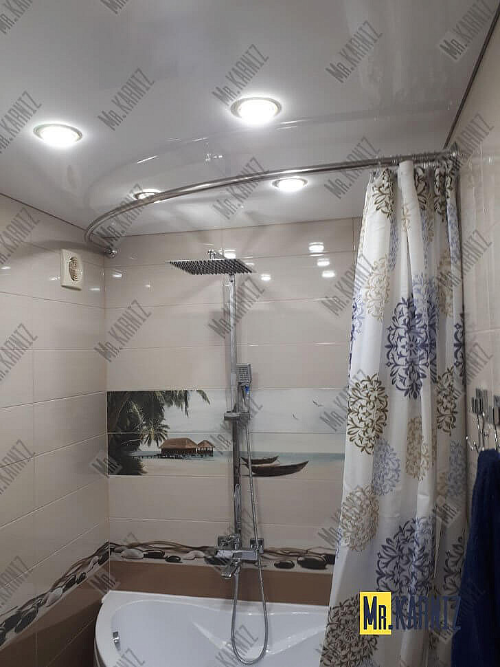 Карниз для ванны Akrilan Laguna del Medio 160х160 Усиленный 25 мм MrKARNIZ фото 7