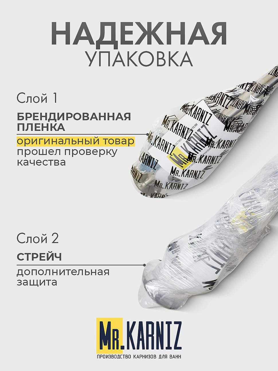 Карниз для ванны Radomir Алари 168х120 Усиленный 25 мм MrKARNIZ фото 6