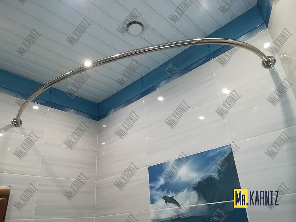 Карниз для ванны Radomir Алари 168х120 Усиленный 25 мм MrKARNIZ фото 2
