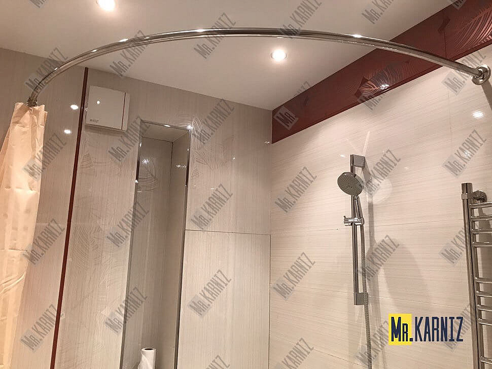 Карниз для ванны Radomir Алари 168х120 Усиленный 25 мм MrKARNIZ фото 3