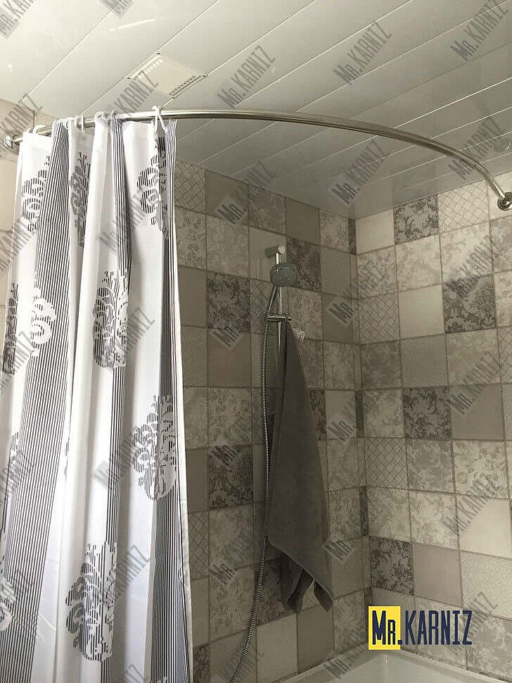 Карниз для ванны Radomir Алари 168х120 Усиленный 25 мм MrKARNIZ фото 5