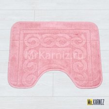 Коврик в туалет ТН розовый