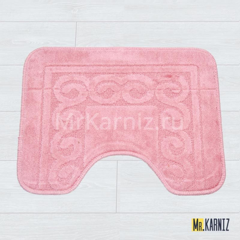 Коврик в туалет ТН розовый