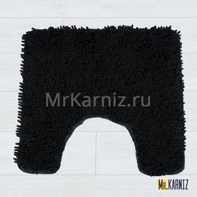 Коврик для туалета Люкс черный