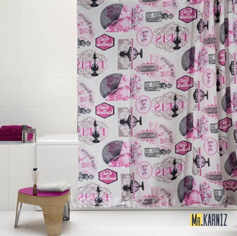 Штора для ванной Винтаж Штора для ванной Винтаж