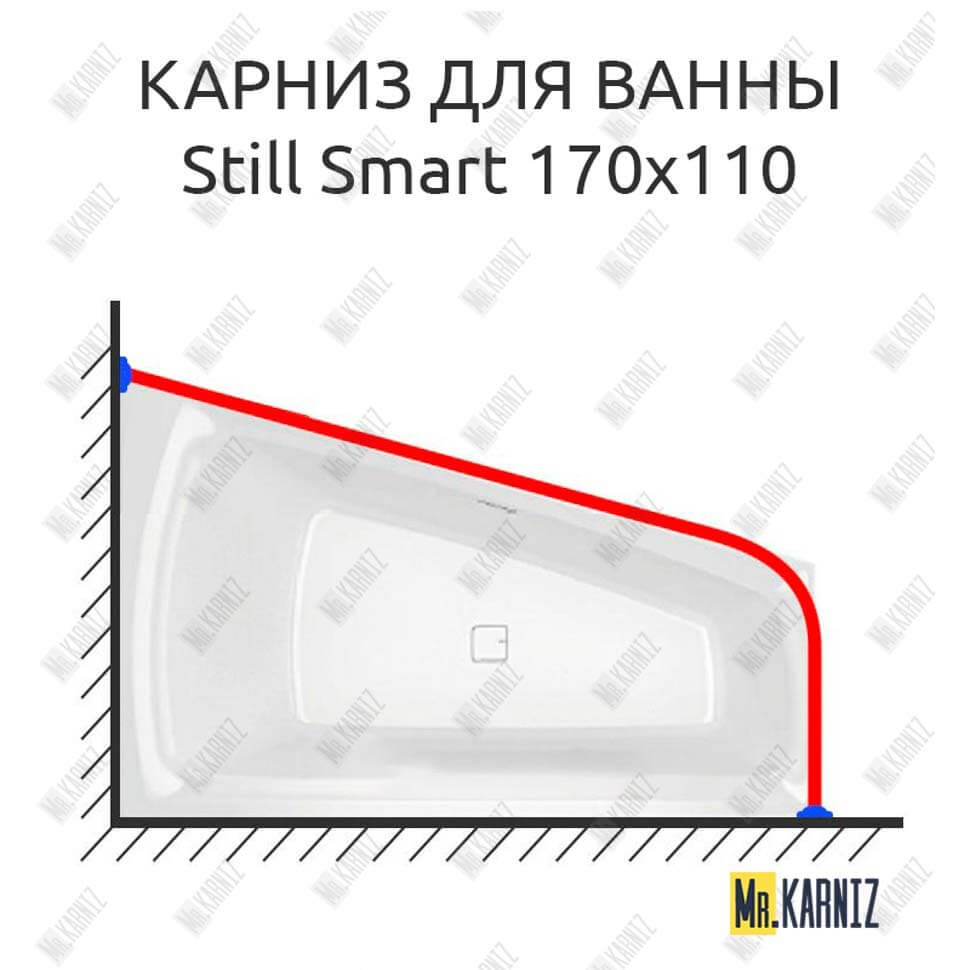 Карниз для ванны Riho Still Smart 170х110 Усиленный 25 мм MrKARNIZ Карниз для ванны Riho Still Smart 170х110 Усиленный 25 мм MrKARNIZ