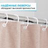 Штора для ванной LEN 200х200 см розовая фото 3