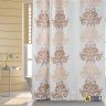 Штора для ванной DAMASK бежевая фото 1