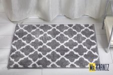 Коврик в ванну Венеция серый