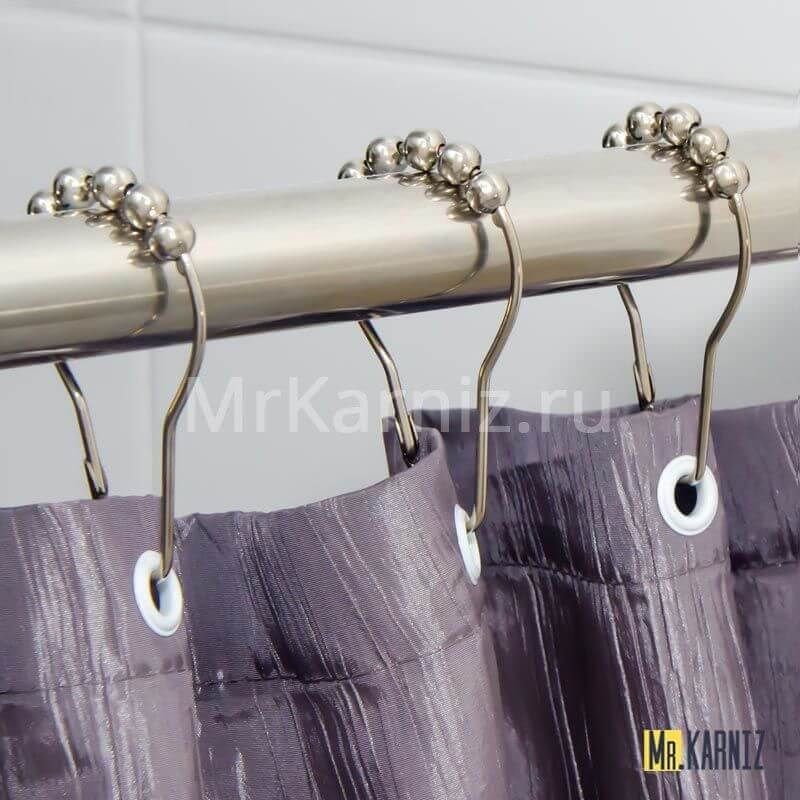 Кольца для штор Piercing Chrome 16 шт. Кольца для штор Piercing Chrome 16 шт.