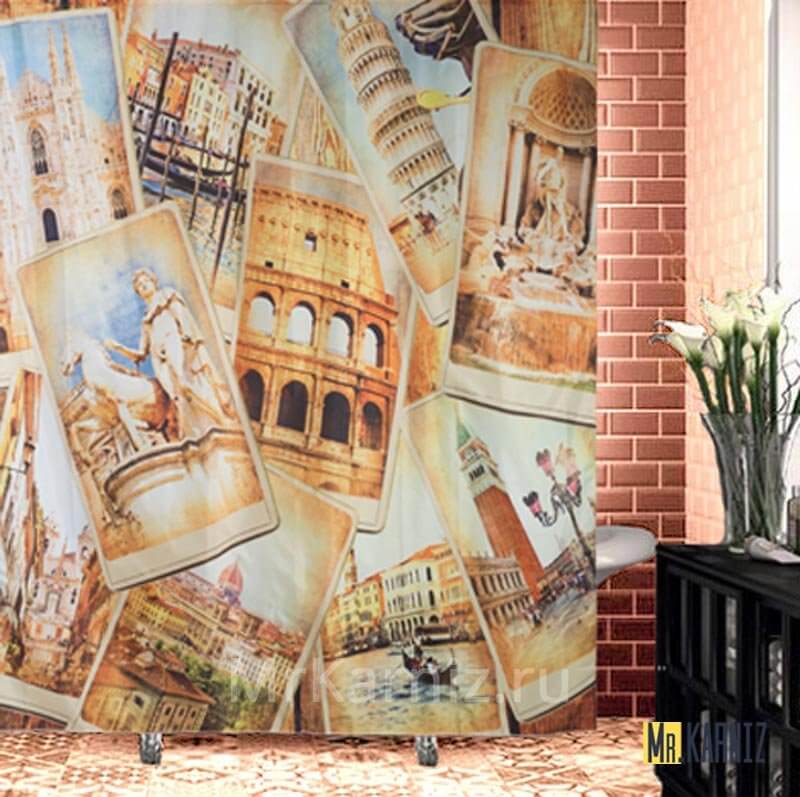 Штора для ванной ITALY (Италия) Штора для ванной ITALY Италия